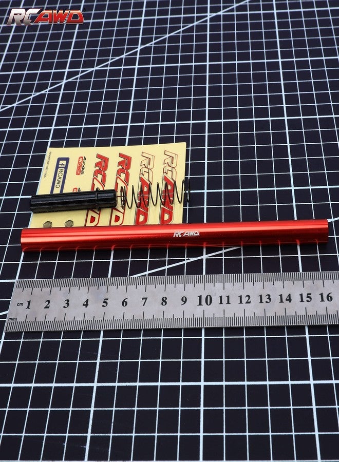 RCAWD Center Driveshaft 205mm for 1/10 ARRMA 3S Big Rock Senton Typhon Infraction Vendetta Upgrades, Aluminum Parts ARAC3955 Red - Image 4